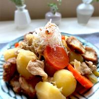 煎酒で 肉じゃが